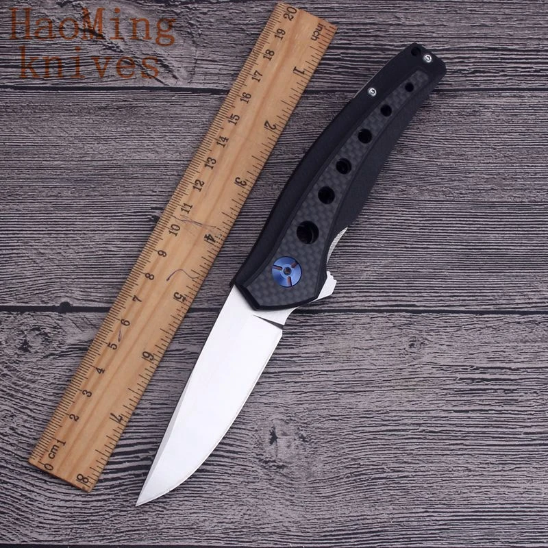 New Tactical pocket folding knife 9CR18MOV blade carbon fiber & G10 camping hunting Knives outdoor Rescue defense EDC hand tools
New Tactical pocket folding knife 9CR18MOV blade carbon fiber & G10 camping hunting Knives outdoor Rescue defense EDC hand tools