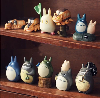 10pcs/set Miyazaki Hayao My Neighbor Totoro Mini Action Figures PVC brinquedos Collection Figures toys for christmas gift
10pcs/set Miyazaki Hayao My Neighbor Totoro Mini Action Figures PVC brinquedos Collection Figures toys for christmas gift