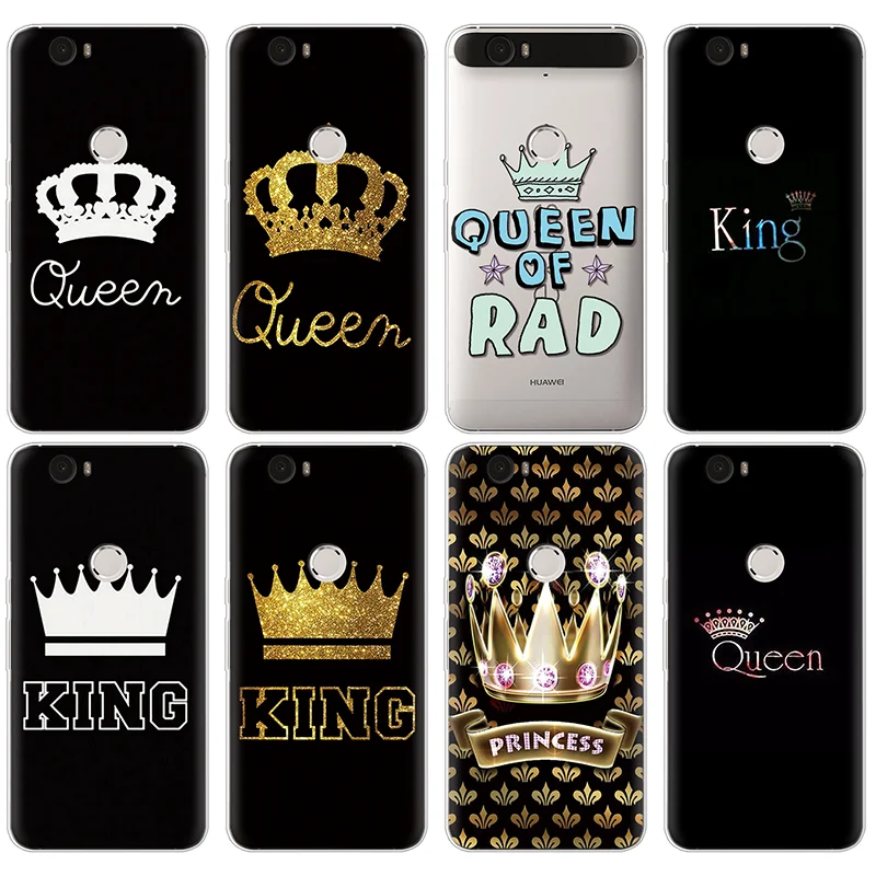 King Queen Pattern Couple Painted Phone Cases For Huawei Nexus 6P Fundas Soft Silicone TPU Back Cover For Google Nexus 6P Cases
King Queen Pattern Couple Painted Phone Cases For Huawei Nexus 6P Fundas Soft Silicone TPU Back Cover For Google Nexus 6P Cases