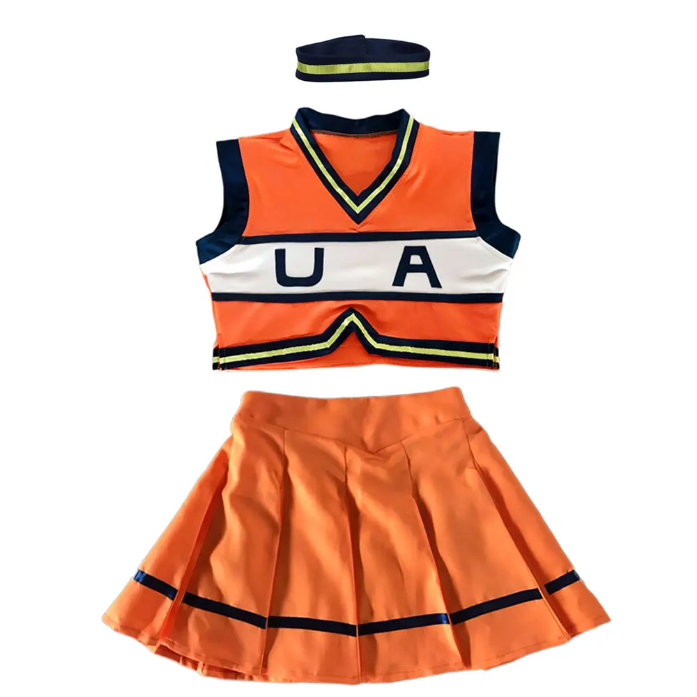 2024 Asui Tsuyu Cosplay costume Cheerleading uniform Top Skirt Neck Current Stock
2024 Asui Tsuyu Cosplay costume Cheerleading uniform Top Skirt Neck Current Stock