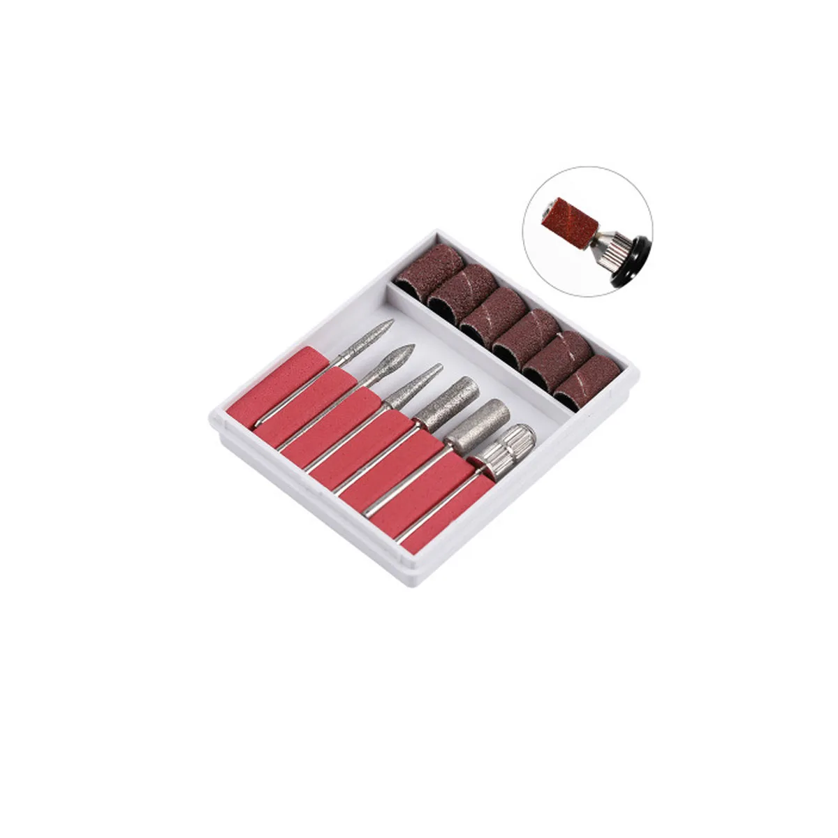 nail special polishing machine necessary supplies manicure tool 6Pcs /Set Nail Art Drill Bit Replace Sandpaper Head
nail special polishing machine necessary supplies manicure tool 6Pcs /Set Nail Art Drill Bit Replace Sandpaper Head