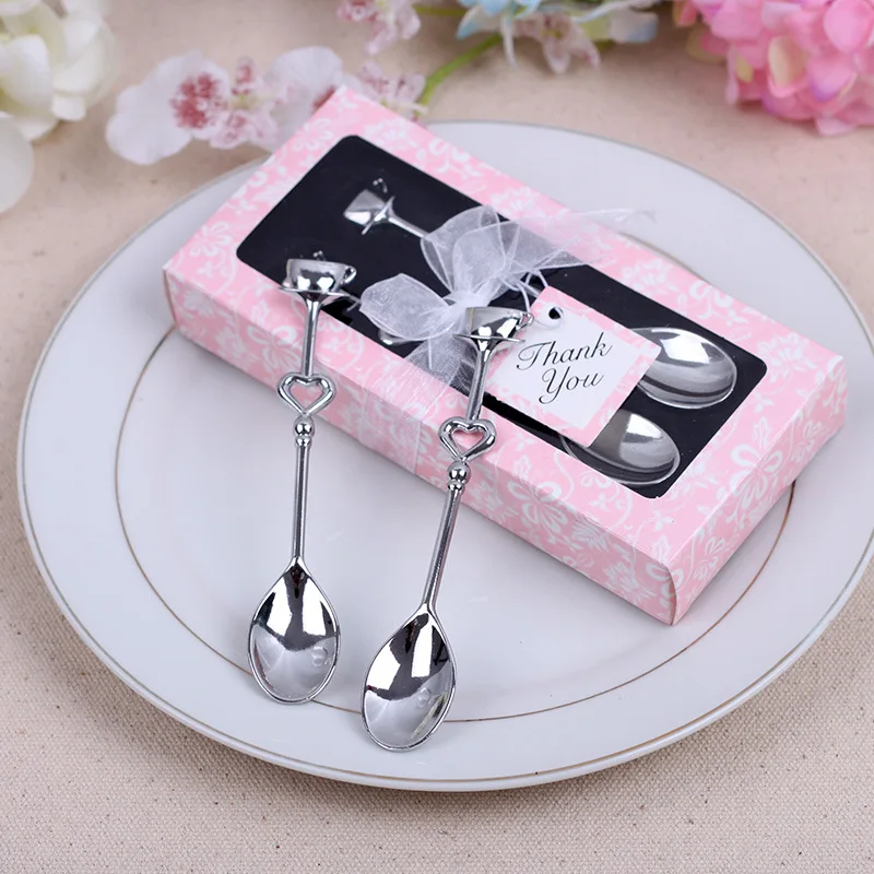 2pc/lot Couple Coffee Spoon Wedding Favors and Gifts Wedding Gifts for Guests Wedding Souvenirs Event & Party Supplies
2pc/lot Couple Coffee Spoon Wedding Favors and Gifts Wedding Gifts for Guests Wedding Souvenirs Event & Party Supplies
