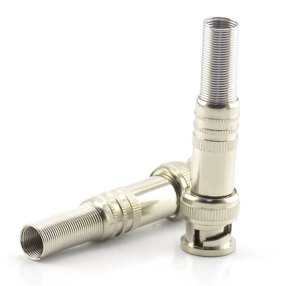 1/10pcs BNC male solderless Connector Jack Coaxial RG59 Twist Spring Adapter Twist-on BNC Male CCTV video Camera Accessories
1/10pcs BNC male solderless Connector Jack Coaxial RG59 Twist Spring Adapter Twist-on BNC Male CCTV video Camera Accessories