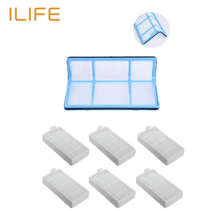 Original 1*Primary filter+6* Efficient Hepa Filter for chuwi ilife v5 v5s V3 V3s v5 pro V50 V55 x5 robot vacuum cleaner Parts
Original 1*Primary filter+6* Efficient Hepa Filter for chuwi ilife v5 v5s V3 V3s v5 pro V50 V55 x5 robot vacuum cleaner Parts