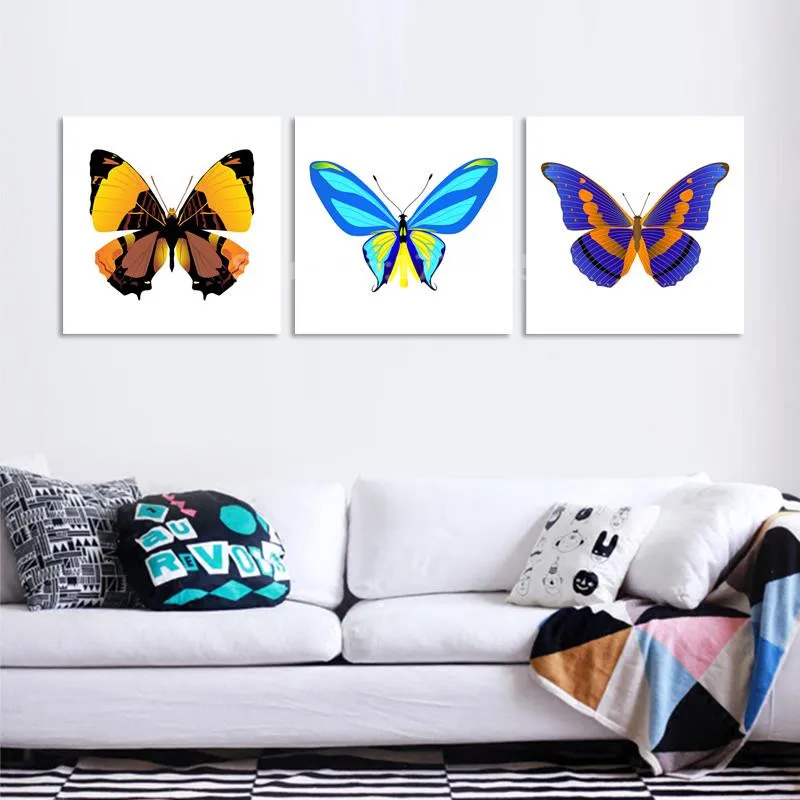 3Pcs Colorful Butterfly Wall Painting Picture For Livingroom Studio Kids Room Realist Animals Canvas Painting Home Unframed
3Pcs Colorful Butterfly Wall Painting Picture For Livingroom Studio Kids Room Realist Animals Canvas Painting Home Unframed