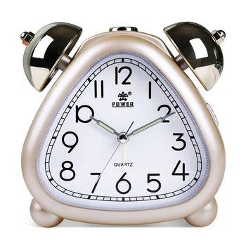 POWER Alarm Clock Twin Bell Carton Non-Ticking Quartz Music Alarm Clock for Kids, Desk Alarm Clock with Night Light, Snooze
POWER Alarm Clock Twin Bell Carton Non-Ticking Quartz Music Alarm Clock for Kids, Desk Alarm Clock with Night Light, Snooze