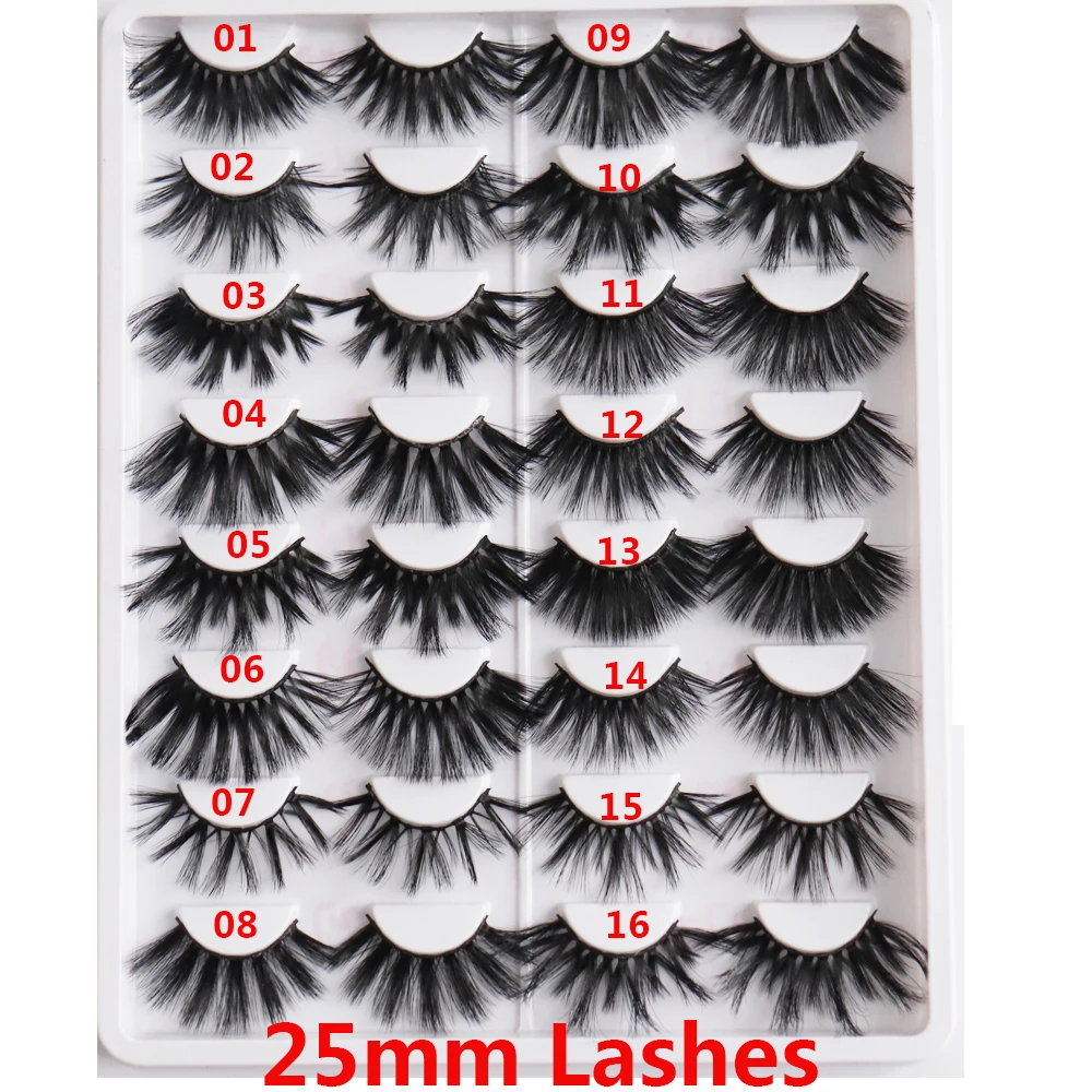 1 Pair 25mm Lash 5D Faux Mink Hair False Eyelashes Handmade Long Wispy Thick Lashes Dramatic Eye Makeup Beauty Tools
1 Pair 25mm Lash 5D Faux Mink Hair False Eyelashes Handmade Long Wispy Thick Lashes Dramatic Eye Makeup Beauty Tools