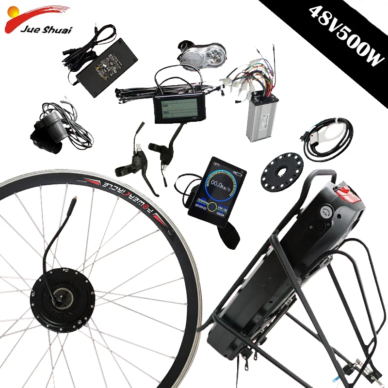 20" 26" 700C(28") Electric Bike Kit for 48V 500W Front Motor Wheel ebike Kit With LG 48V Lithium Battery bicicleta electrica
20" 26" 700C(28") Electric Bike Kit for 48V 500W Front Motor Wheel ebike Kit With LG 48V Lithium Battery bicicleta electrica