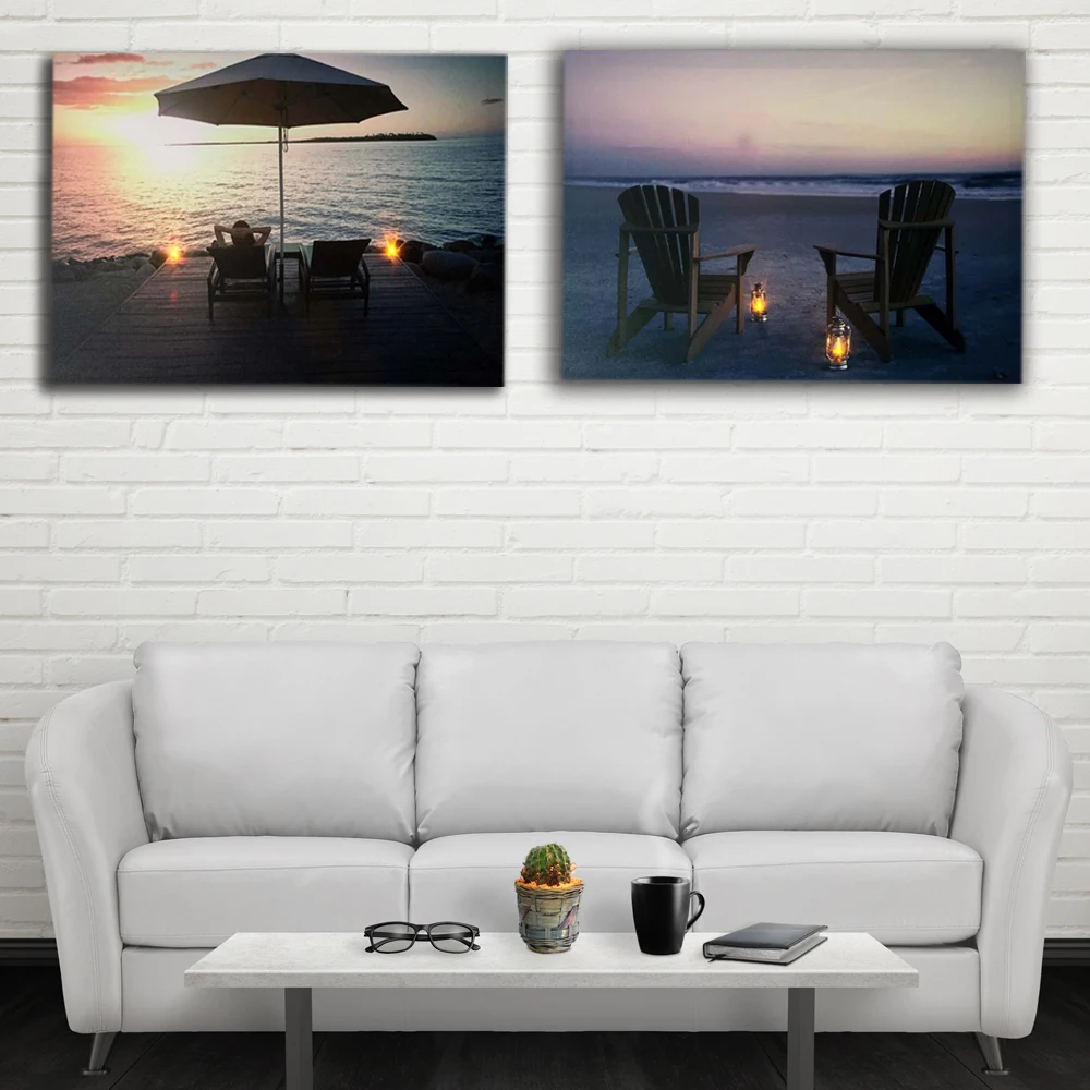 Led Canvas painting lanterns at beach with chairs dock wall picture illuminated canvas print light up wall art decor 16x24IN
Led Canvas painting lanterns at beach with chairs dock wall picture illuminated canvas print light up wall art decor 16x24IN