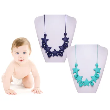 1Pcs Stars Model Baby Teether Toys Mothers Jewelry Food Grade Silicone Baby Teethers Help Baby Grind the Teeth for Newborn
1Pcs Stars Model Baby Teether Toys Mothers Jewelry Food Grade Silicone Baby Teethers Help Baby Grind the Teeth for Newborn