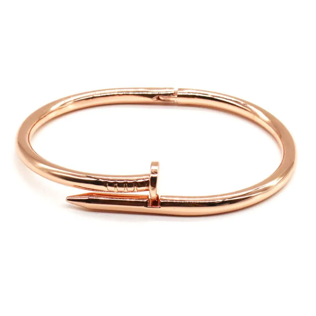 Nail Cuff Bangles Alloy Bracelets for Women Pulsera Jewelry Stainless Steel Screw Bracelet Pulseiras Femininas
Nail Cuff Bangles Alloy Bracelets for Women Pulsera Jewelry Stainless Steel Screw Bracelet Pulseiras Femininas
