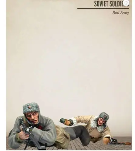 1/35 Soviet Red Army include 2 soldiers toy Resin Model Miniature Kit unassembly Unpainted
1/35 Soviet Red Army include 2 soldiers toy Resin Model Miniature Kit unassembly Unpainted