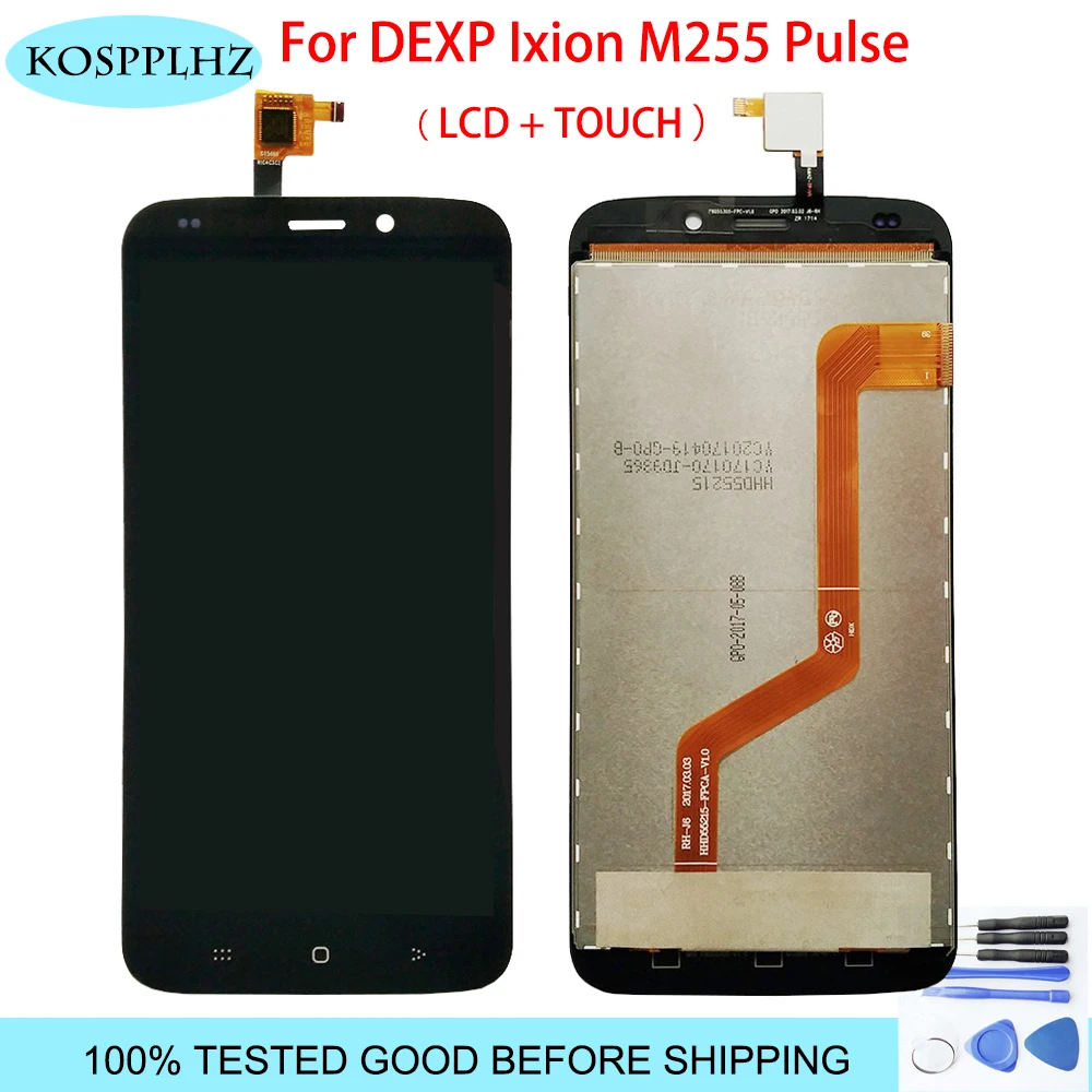 5.5 inch For DEXP Ixion M255 PulsLCD Display+Touch Screen Digitizer 100% tested LCD Screen Glass Panel Assembly +tools
5.5 inch For DEXP Ixion M255 PulsLCD Display+Touch Screen Digitizer 100% tested LCD Screen Glass Panel Assembly +tools