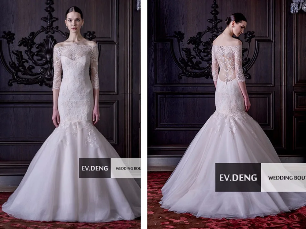 casamento three quarter sleeves long mermaid lace wedding dress 2015 hot sale sweetangel vestido de noiva Bridal Gown bride
casamento three quarter sleeves long mermaid lace wedding dress 2015 hot sale sweetangel vestido de noiva Bridal Gown bride