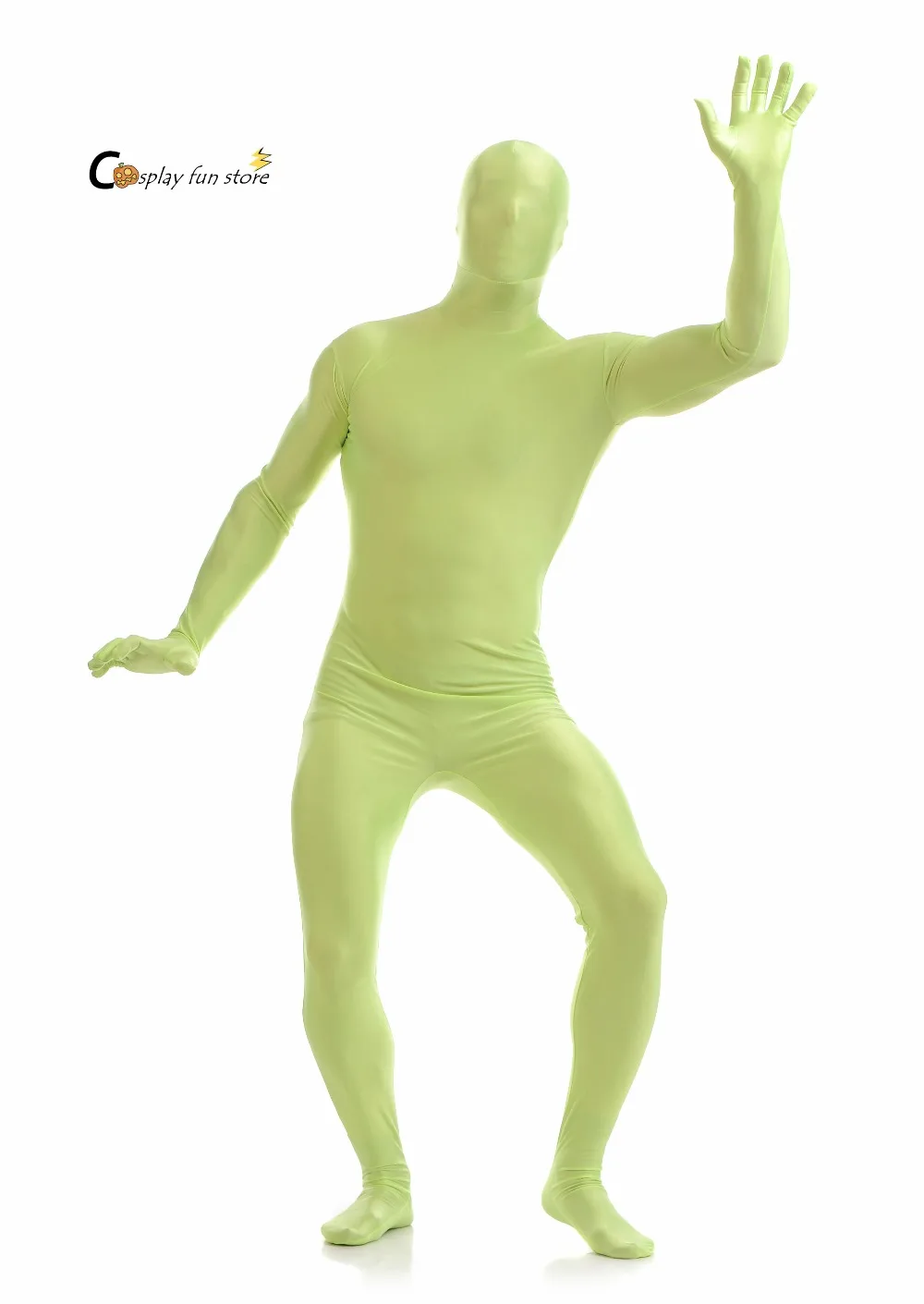 2017 Adult Full Body Spandex Lycra Zentai Suit Silver Green Tight Suits Pure Color Halloween Party Unitard
2017 Adult Full Body Spandex Lycra Zentai Suit Silver Green Tight Suits Pure Color Halloween Party Unitard
