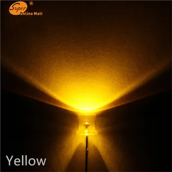 100pcs LED 5MM Flat Top YELLOW Wide Angle Emitting Diodes Urtal Bright Light Bulb Led Lamp 5MM leds Components
100pcs LED 5MM Flat Top YELLOW Wide Angle Emitting Diodes Urtal Bright Light Bulb Led Lamp 5MM leds Components