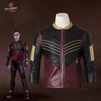 The Flash Vibe Cosplay Costume Superhero Vibe Halloween Carnival Adult Men Leather Jacket Pants Only Top Gloves Glasses
The Flash Vibe Cosplay Costume Superhero Vibe Halloween Carnival Adult Men Leather Jacket Pants Only Top Gloves Glasses