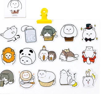 20packs/lot Cartoon Fat Cat Mini Paper Stickers Decoration DIY Diary Scrapbooking Seal Sticker Stationery School Supplies
20packs/lot Cartoon Fat Cat Mini Paper Stickers Decoration DIY Diary Scrapbooking Seal Sticker Stationery School Supplies