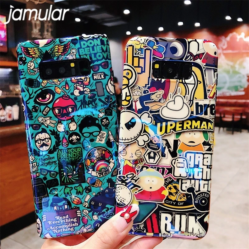 JAMULAR Cartoon Graffiti Phone Case for Samsung Galaxy S8 Plus S9 Plus Blu-ray back cover Soft TPU Silicone Gel coque
JAMULAR Cartoon Graffiti Phone Case for Samsung Galaxy S8 Plus S9 Plus Blu-ray back cover Soft TPU Silicone Gel coque