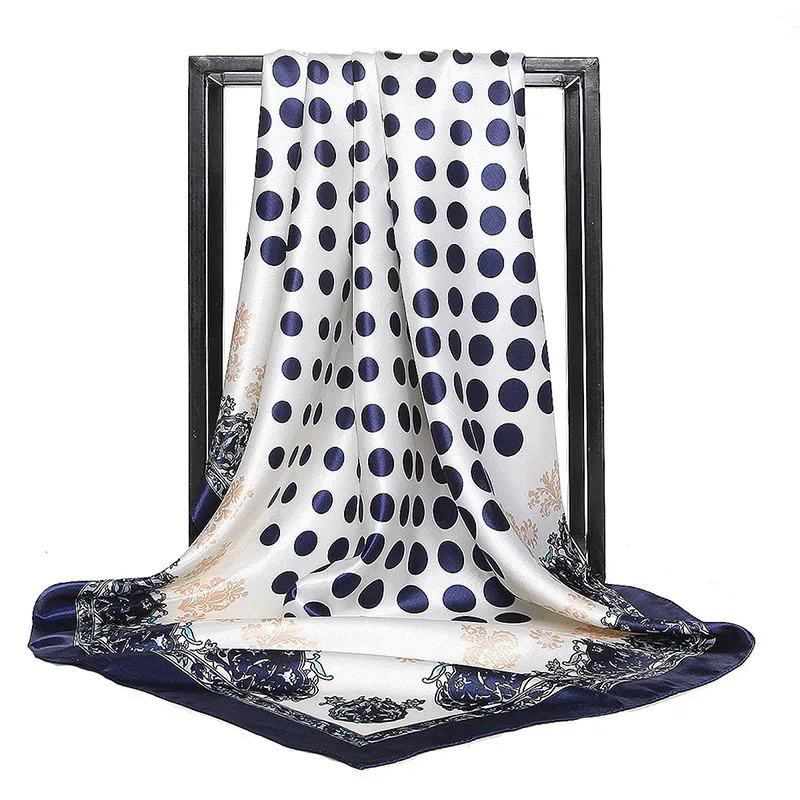 Black Dot Print Square Scarves Fashion Ladies Stain Silk Head Scarf Women Shawls Warps 2018 Summer Autumn Female Scarves 90*90cm
Black Dot Print Square Scarves Fashion Ladies Stain Silk Head Scarf Women Shawls Warps 2018 Summer Autumn Female Scarves 90*90cm