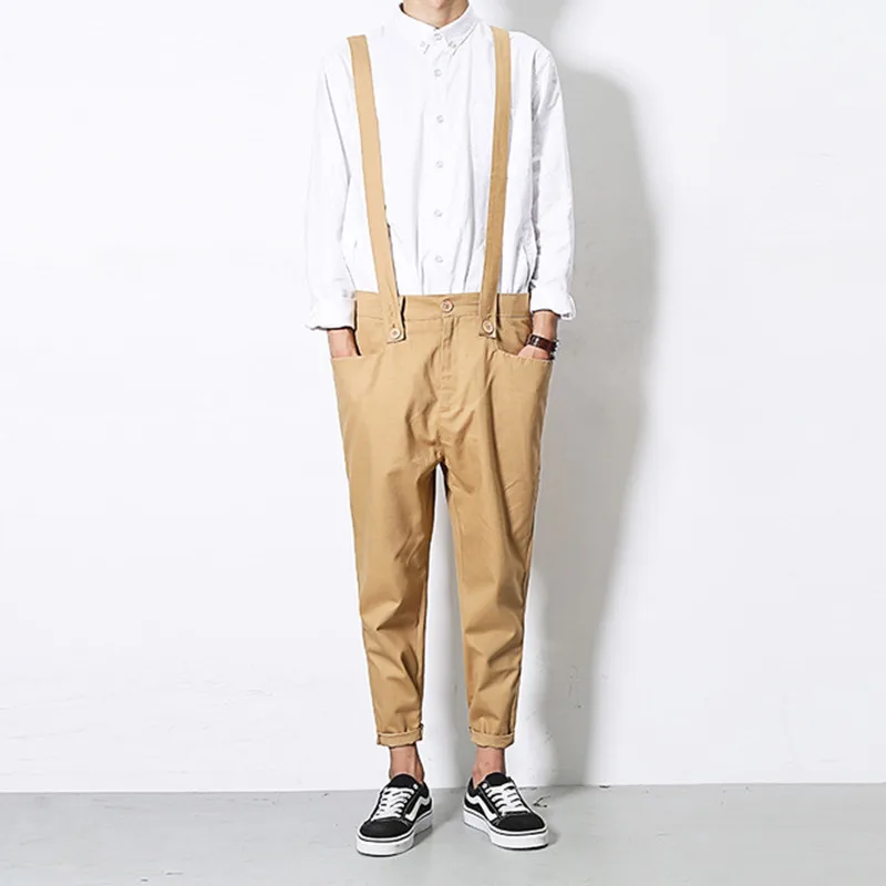 Spring men jumpsuit Harajuku black khaki overalls fashion mens slim One-piece pant brand bib pant summer Casual thin Pencil pant
Spring men jumpsuit Harajuku black khaki overalls fashion mens slim One-piece pant brand bib pant summer Casual thin Pencil pant