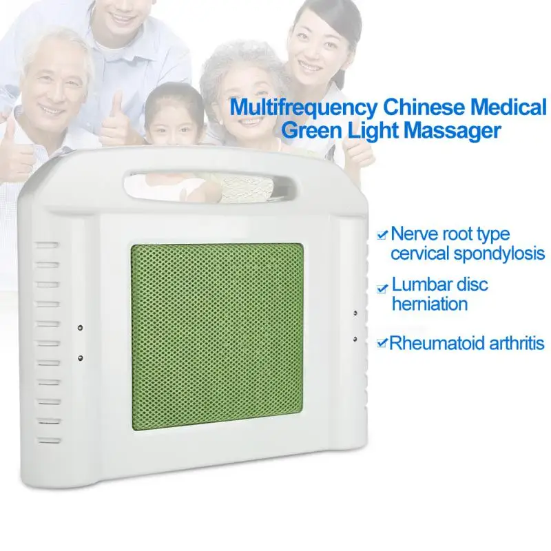 Portable Multifrequency Chinese Medical Green Light Massager Acupuncture Health Therapy Device
Portable Multifrequency Chinese Medical Green Light Massager Acupuncture Health Therapy Device
