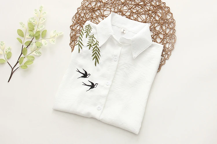 2018 Top Summer Women Casual Tops Short Sleeve Embroidery White Top Blouses Shirts Sexy Kimono Loose Beach Shirt Blusas Feminina 29