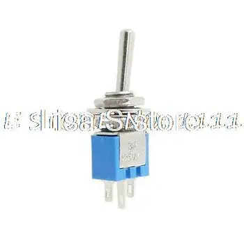 20 x AC 125V 3A ON/ON 2 Position 1P2T SPDT 3 Pins Miniature Toggle Switch Blue SMTS-102
20 x AC 125V 3A ON/ON 2 Position 1P2T SPDT 3 Pins Miniature Toggle Switch Blue SMTS-102
