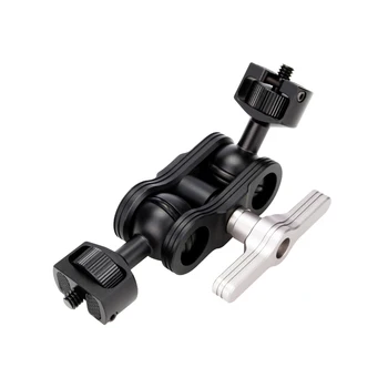 Aluminum Alloy Articulating Magic Arm Mount Double Ballheads 1/4 Screw for Camera LCD Monitor Tripod Cameras Accessories
Aluminum Alloy Articulating Magic Arm Mount Double Ballheads 1/4 Screw for Camera LCD Monitor Tripod Cameras Accessories