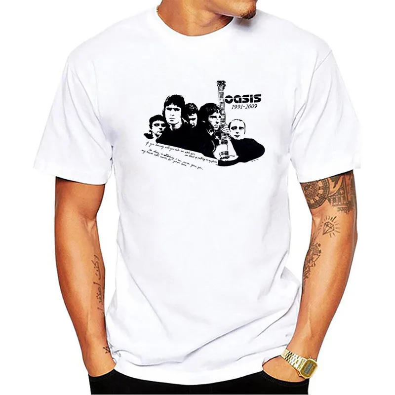 2018 Fashion Men Print Oasis Band Rock T-shirt O-Neck Short Sleeve Summer Hipster Cool Casual Britpop Rock Style Top Tee T Shirt
2018 Fashion Men Print Oasis Band Rock T-shirt O-Neck Short Sleeve Summer Hipster Cool Casual Britpop Rock Style Top Tee T Shirt