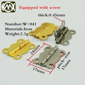20pc 17*24mm Manufacturer sales high-grade wooden box hardware,packaging hinge hardware,4 hole small wooden hinge,KIMXIN W-041
20pc 17*24mm Manufacturer sales high-grade wooden box hardware,packaging hinge hardware,4 hole small wooden hinge,KIMXIN W-041