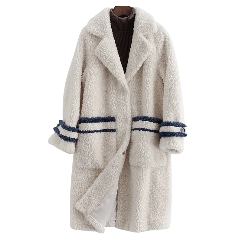 Real Fur Coat Streetwear 100% Wool Jacket Autumn Winter Coat Women Clothes 2019 Korean Vintage Sheep Shealring Abrigo Mujer 3342
Real Fur Coat Streetwear 100% Wool Jacket Autumn Winter Coat Women Clothes 2019 Korean Vintage Sheep Shealring Abrigo Mujer 3342