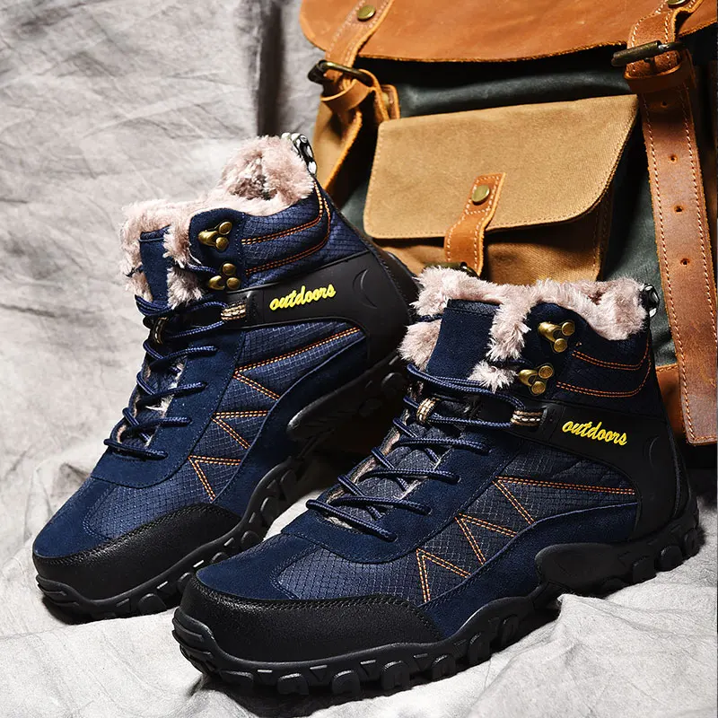 SUROM Winter Men Leather Outdoor Sport Shoes Breathable Waterproof Climbing Hiking Shoes Anti-skid Men Trekking Men Sneakers
SUROM Winter Men Leather Outdoor Sport Shoes Breathable Waterproof Climbing Hiking Shoes Anti-skid Men Trekking Men Sneakers
