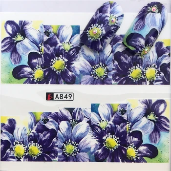 WUF 1 Sheets NewPurple lily flower Mix Colors Charm Nail Art Water Transfer Sticker for nails tips Decorations Manicure Tools
WUF 1 Sheets NewPurple lily flower Mix Colors Charm Nail Art Water Transfer Sticker for nails tips Decorations Manicure Tools