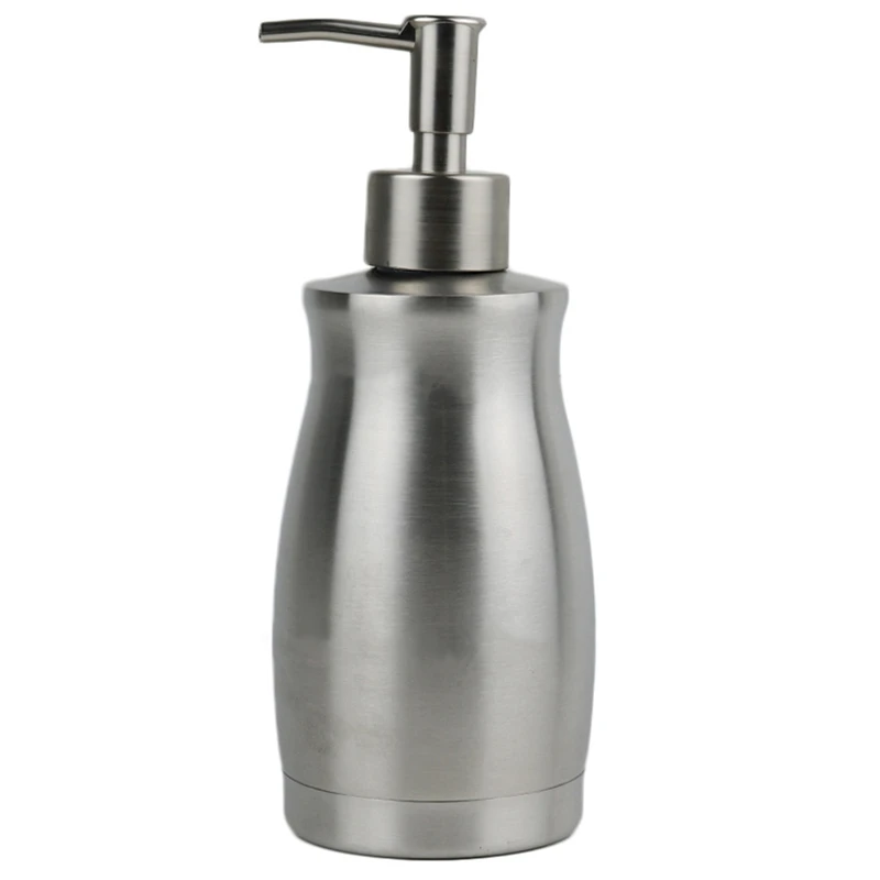 Stainless Steel Liquid Soap & Lotion Dispenser Pump Bottle For Kitchen And Bathroom 
Stainless Steel Liquid Soap & Lotion Dispenser Pump Bottle For Kitchen And Bathroom