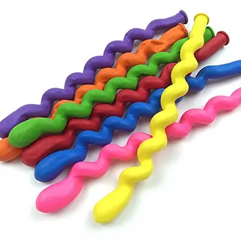 50pcs 2.5g Screw Twisted Latex Balloon Spiral Long Balloon Strip Shape Balloon Inflatable kids Toys birthday Party decorations 
50pcs 2.5g Screw Twisted Latex Balloon Spiral Long Balloon Strip Shape Balloon Inflatable kids Toys birthday Party decorations