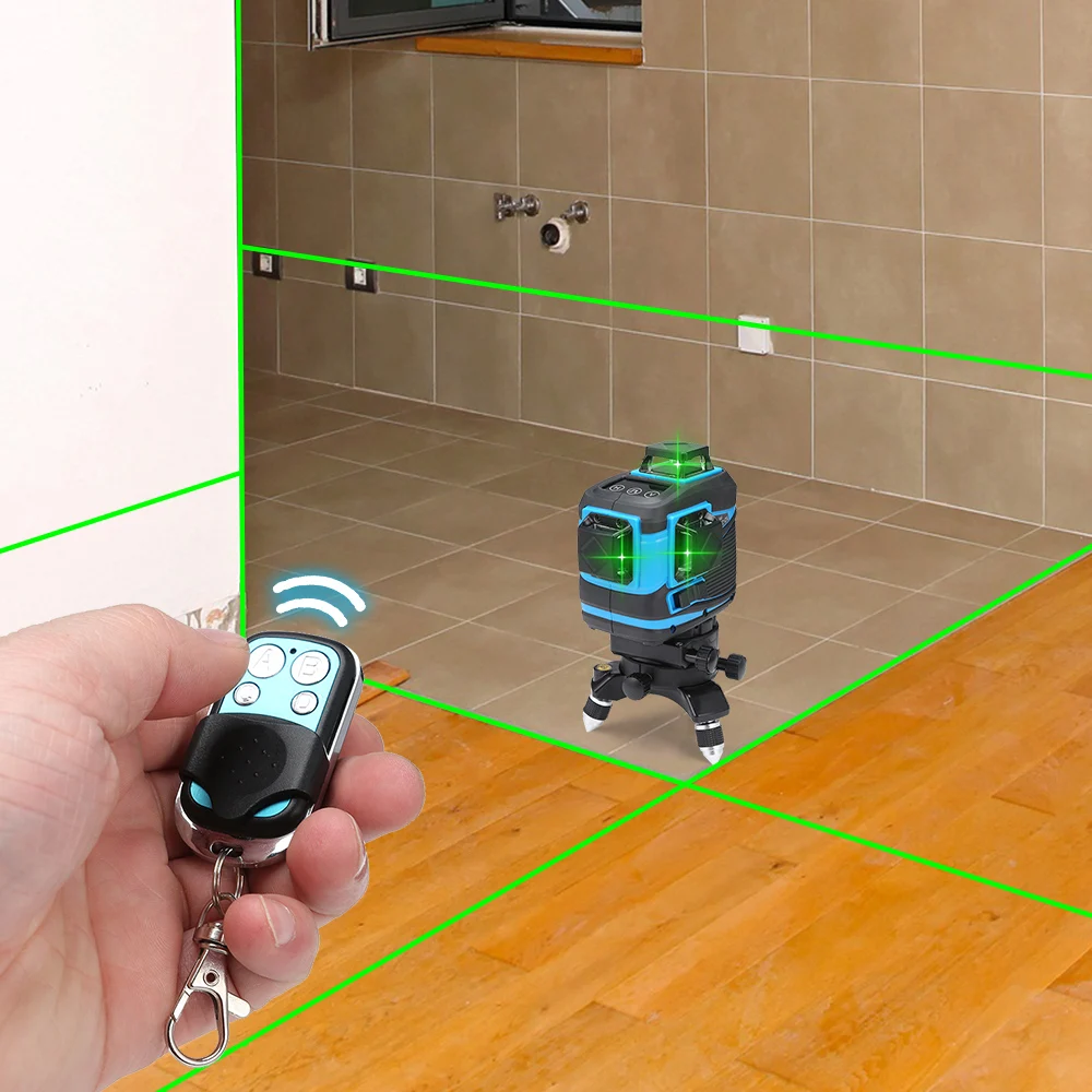 12 Lines 360 Self-Leveling Laser Level Meter Horizontal & Vertical With Remote Control
12 Lines 360 Self-Leveling Laser Level Meter Horizontal & Vertical With Remote Control