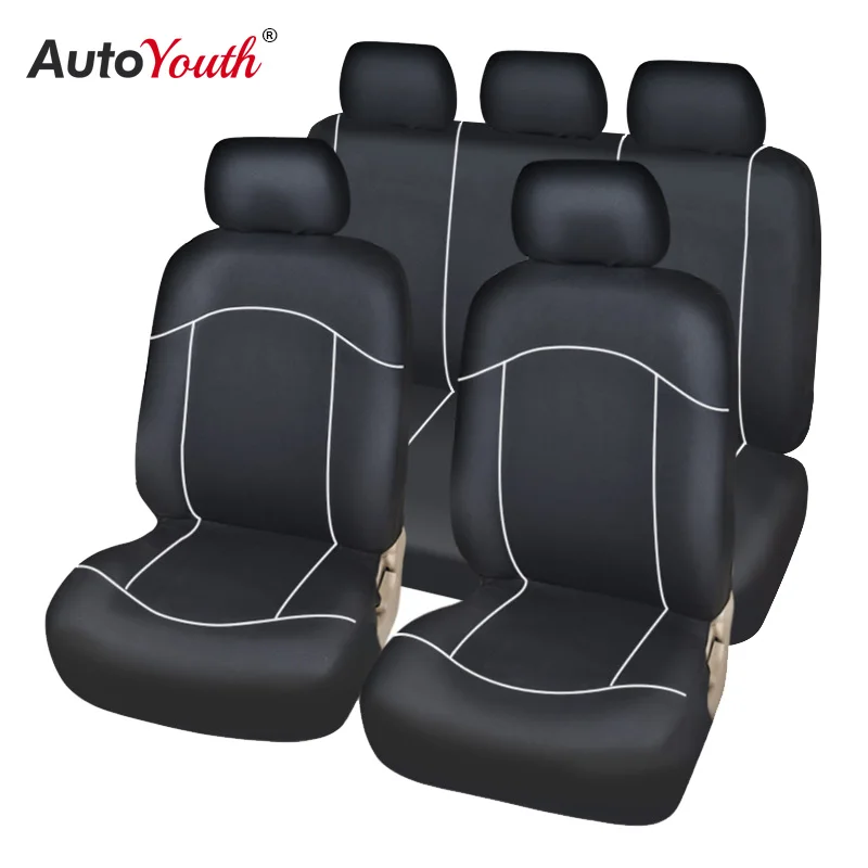 9pcs Car Seat Covers Universal Fit for Trucks, SUVS & Vans Storage Bag Airbag Compatible Detachable Headrest
9pcs Car Seat Covers Universal Fit for Trucks, SUVS & Vans Storage Bag Airbag Compatible Detachable Headrest