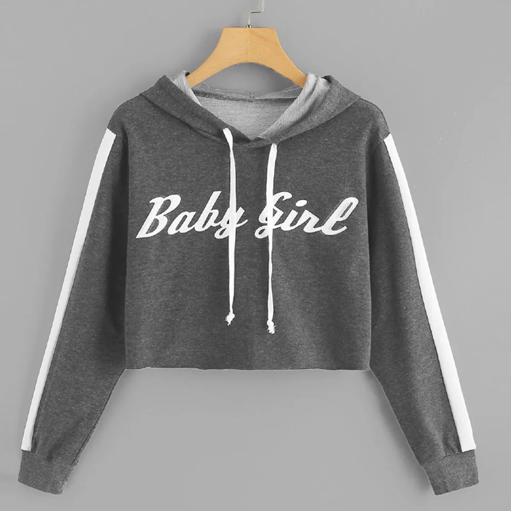 Harajuku Hoodies Sweatshirt Women 2018 Autumn Streetwear Letter Print Crop Top Hoodie Women Fashion Clothes Moletom
Harajuku Hoodies Sweatshirt Women 2018 Autumn Streetwear Letter Print Crop Top Hoodie Women Fashion Clothes Moletom