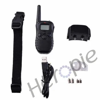 Heropie 300 Meters Rechargeable And Water-resistant Remote Electric Shock Anti-bark Pet Dog Training Collar With LCD Display
Heropie 300 Meters Rechargeable And Water-resistant Remote Electric Shock Anti-bark Pet Dog Training Collar With LCD Display