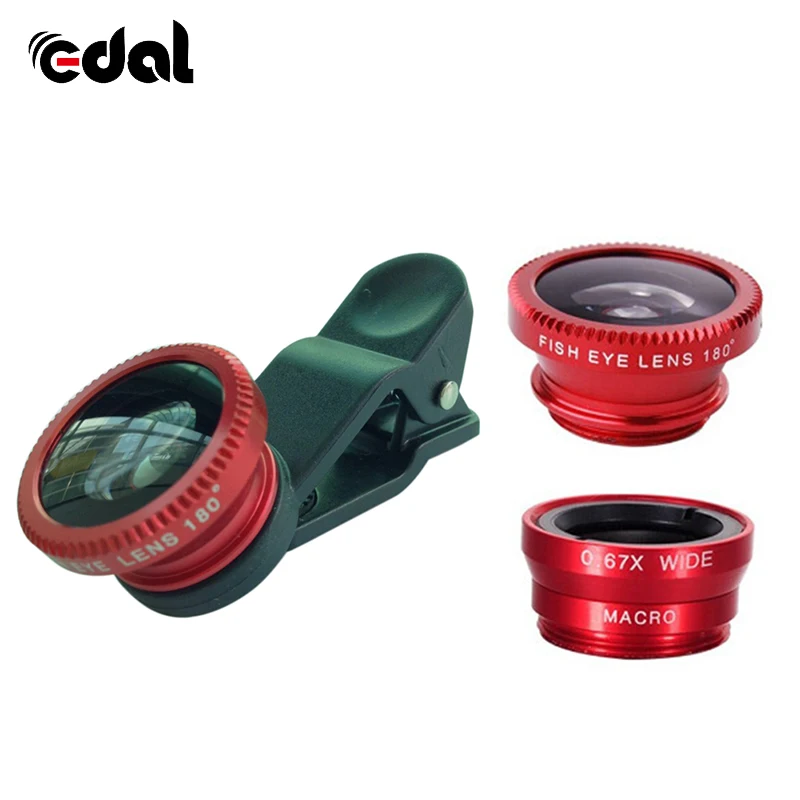 3 in 1 Wide Angle Macro Fisheye Lens Universal Camera Mobile Phone Lenses Fish Eye Lentes For iPhone 6 7 Smartphone Microscope
3 in 1 Wide Angle Macro Fisheye Lens Universal Camera Mobile Phone Lenses Fish Eye Lentes For iPhone 6 7 Smartphone Microscope