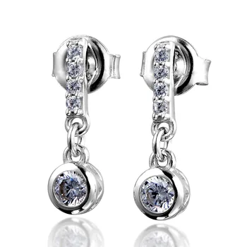 DORMITH real 925 Sterling Silver earring 0.56 carats AAA Cubic Zirconia round earrings for women drop earrings Jewelry
DORMITH real 925 Sterling Silver earring 0.56 carats AAA Cubic Zirconia round earrings for women drop earrings Jewelry