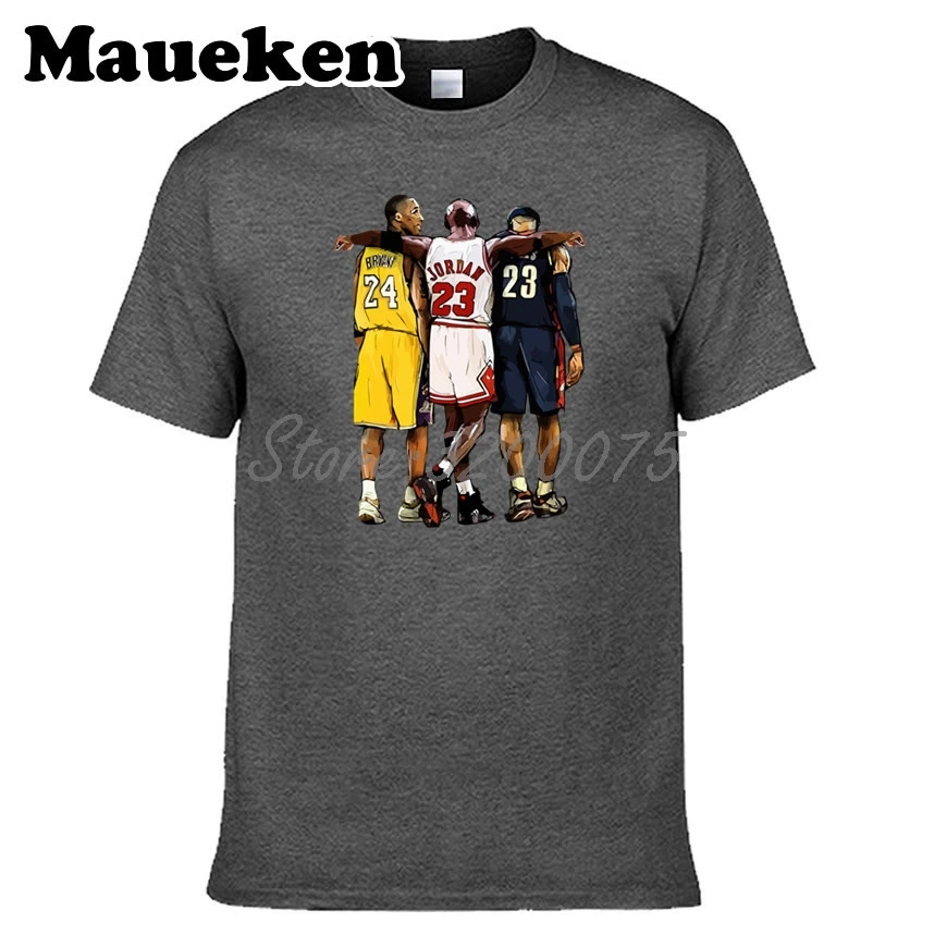 

Men Legend Michael Jordan 23 x Lebron James 23 x Kobe Bryant 24 T-shirt Clothes T Shirt Men's tshirt o-neck tee W19021101