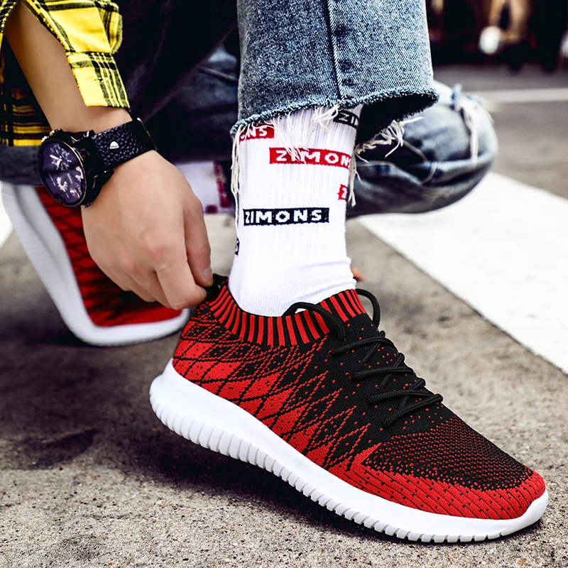 2019 Newest Sock Men Sneakers Breathable Mesh Running Shoes for Men Slip-On Man Sport Shoes Outdoor Male Walking Jogging Shoes
2019 Newest Sock Men Sneakers Breathable Mesh Running Shoes for Men Slip-On Man Sport Shoes Outdoor Male Walking Jogging Shoes