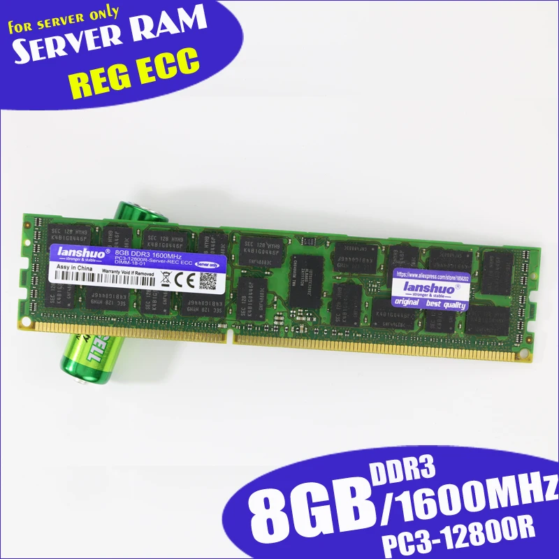 Серверная память ОЗУ DDR3 4 8 16 ГБ 32 1333 1600 1866 МГц REG ECC |Оперативная память| |