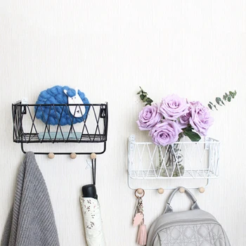 Iron Hook Hanging Basket dishes Shelf Wrought Iron Wall Mounted Household Decoration Display Rack kitchen sundries Pendant
Iron Hook Hanging Basket dishes Shelf Wrought Iron Wall Mounted Household Decoration Display Rack kitchen sundries Pendant