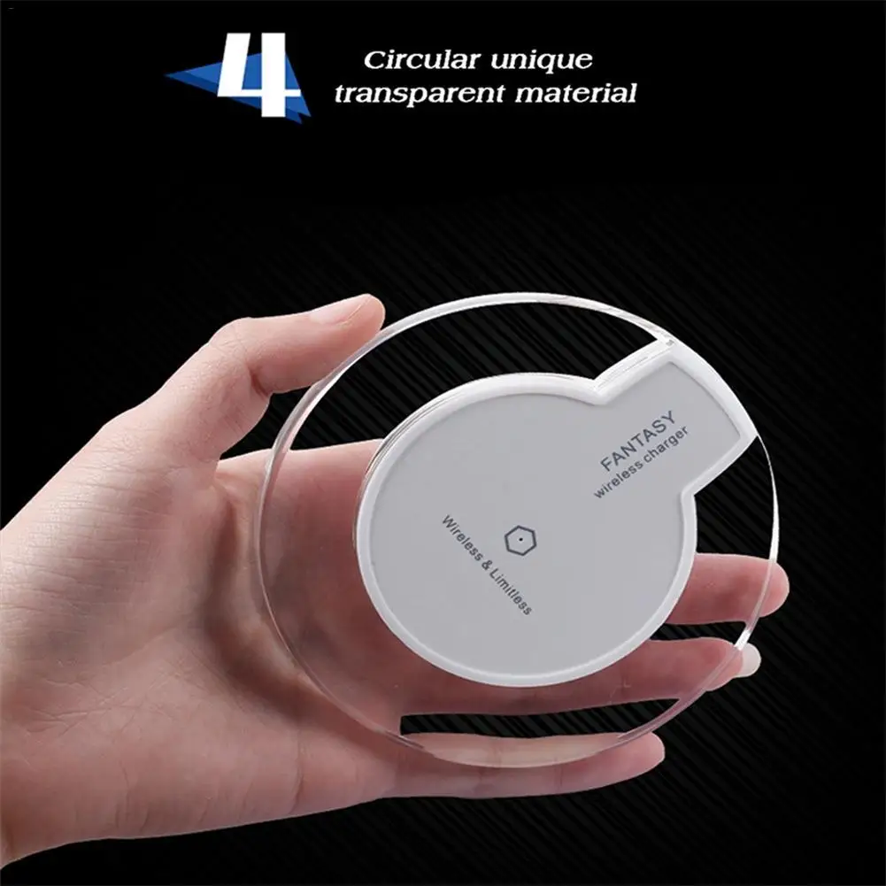 Qi Wireless Fast Charger for iphone X XR 7 8 Mobile Phone New Ultra-Thin Quick Charging Pad for Xiaomi Huawei Transmitter Round
Qi Wireless Fast Charger for iphone X XR 7 8 Mobile Phone New Ultra-Thin Quick Charging Pad for Xiaomi Huawei Transmitter Round