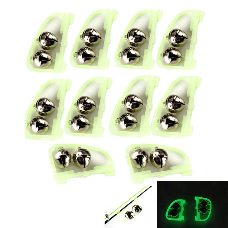 10 Pieces/Lot Tip Fish Bell Alarm Fishing Tackle Length 50mm Luminous Sea Fishing Feeder Fishing Bell Twin Rod
10 Pieces/Lot Tip Fish Bell Alarm Fishing Tackle Length 50mm Luminous Sea Fishing Feeder Fishing Bell Twin Rod