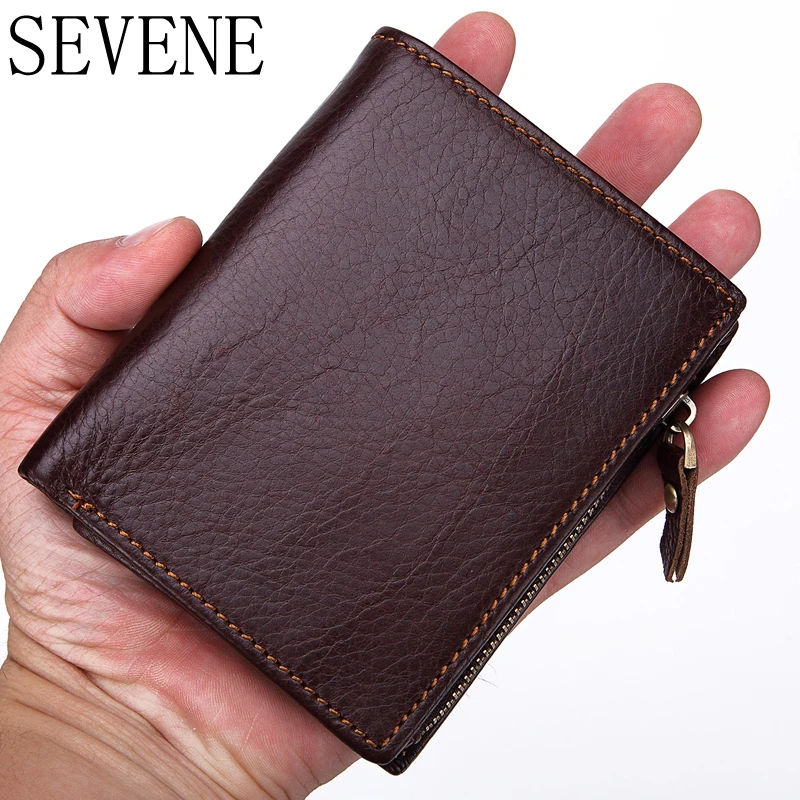 SEVENE Men's Wallet Detachable Slim Mini Wallet Genuine Leather Small Coin Purse Card Photo Holder Zipper Wallet
SEVENE Men's Wallet Detachable Slim Mini Wallet Genuine Leather Small Coin Purse Card Photo Holder Zipper Wallet