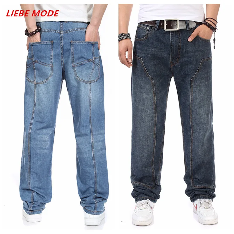 Mens Hip Hop Biker Jeans Loose Fit Baggy Jeans Men Autumn Winter Men's Blue Patchwork Jeans Trousers Plus Size 46
Mens Hip Hop Biker Jeans Loose Fit Baggy Jeans Men Autumn Winter Men's Blue Patchwork Jeans Trousers Plus Size 46